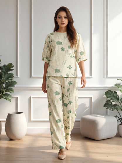 Floral Stripe Co-ord