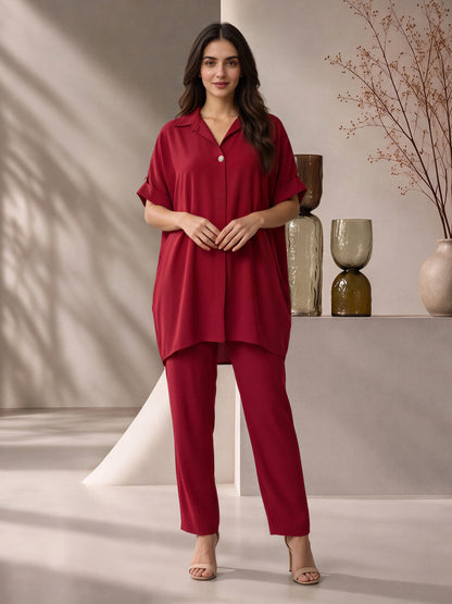 Relaxed Pleat Co-ord