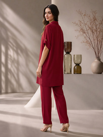 Relaxed Pleat Co-ord