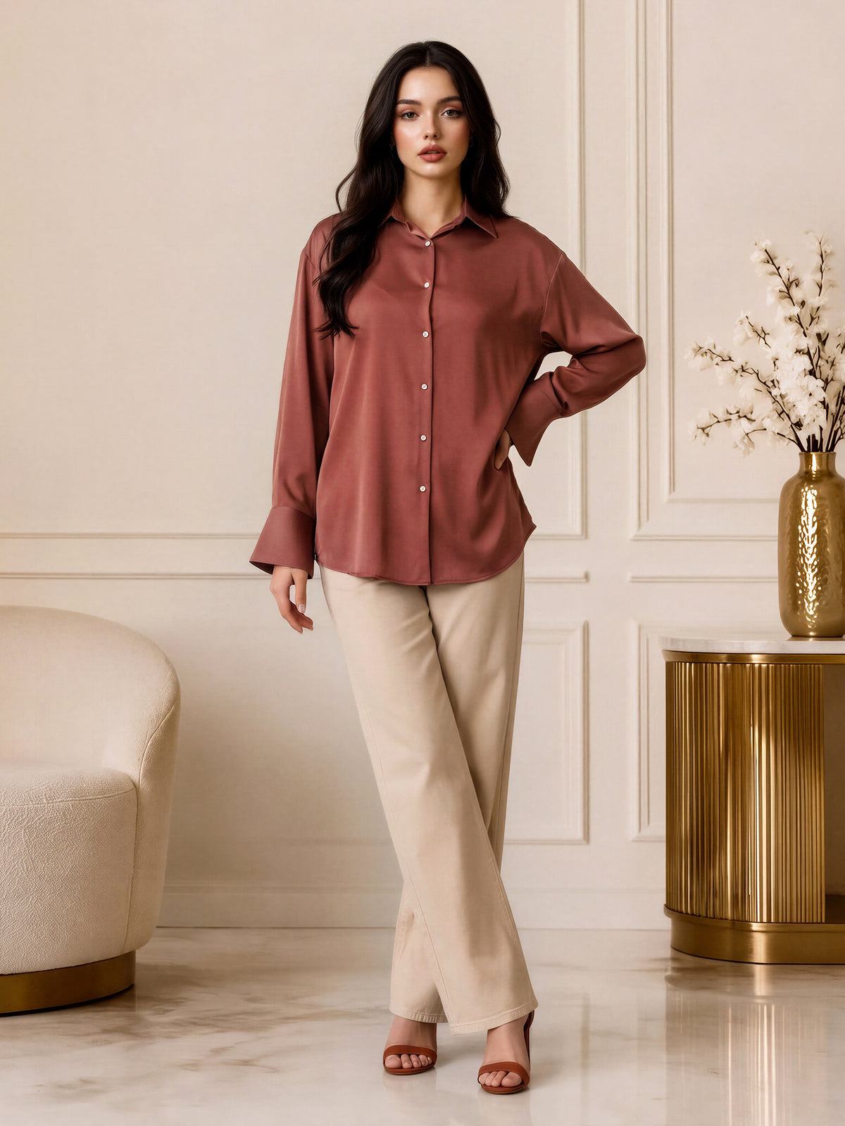 Button-down Top