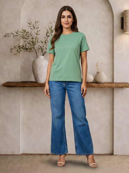 Casual Embellished Tee