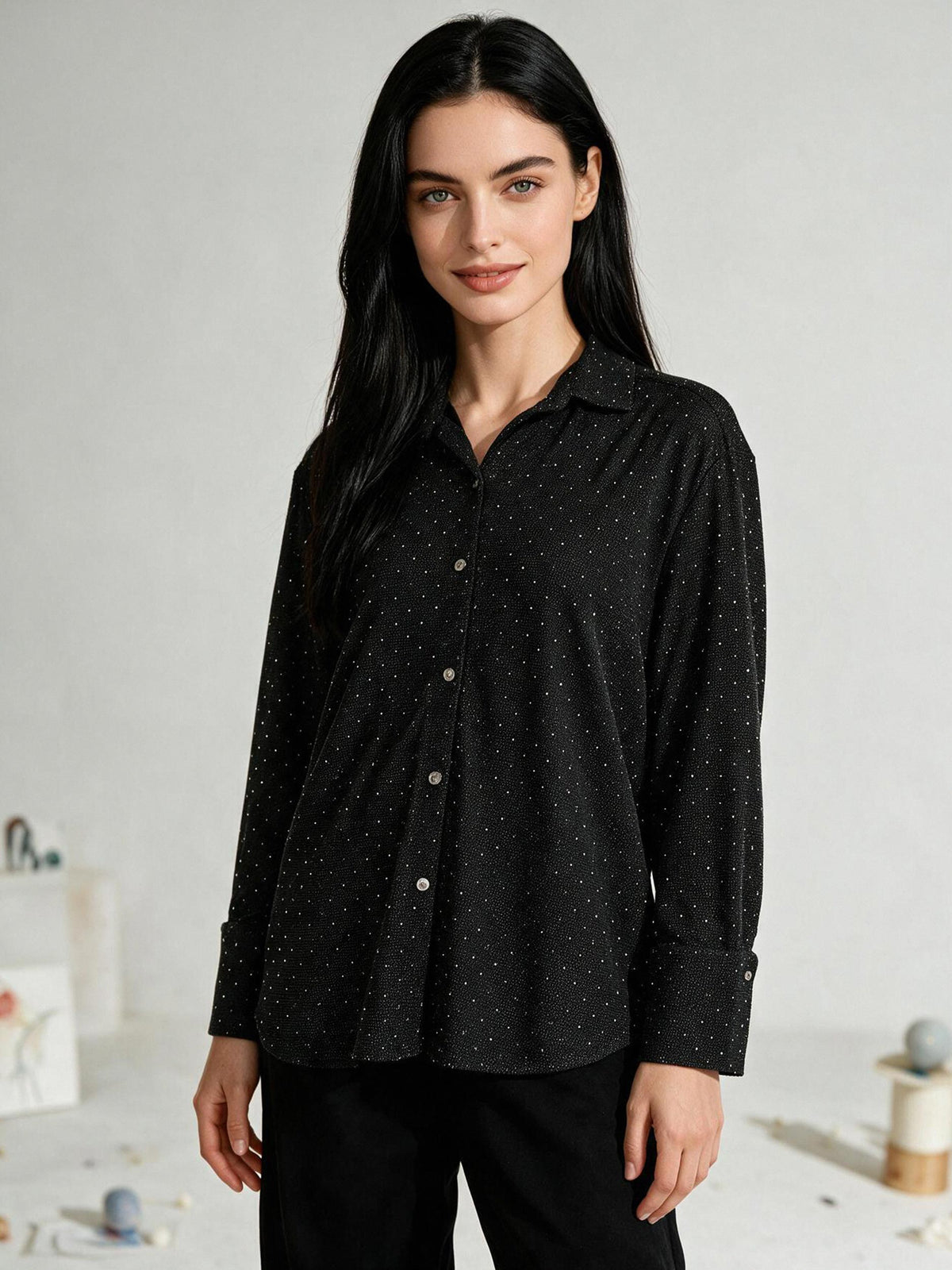 Glimmer Top- Embellished