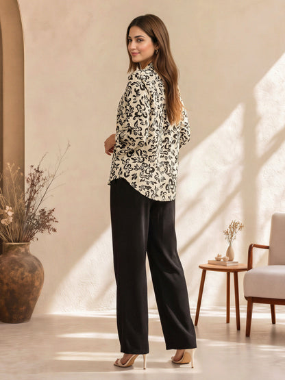 Mono Floral Top
