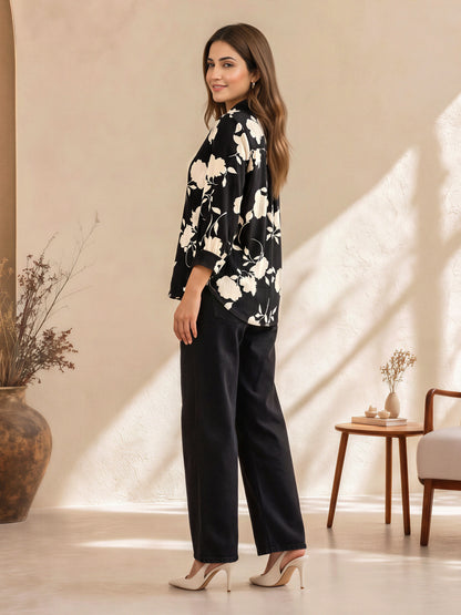 Mono Floral Top