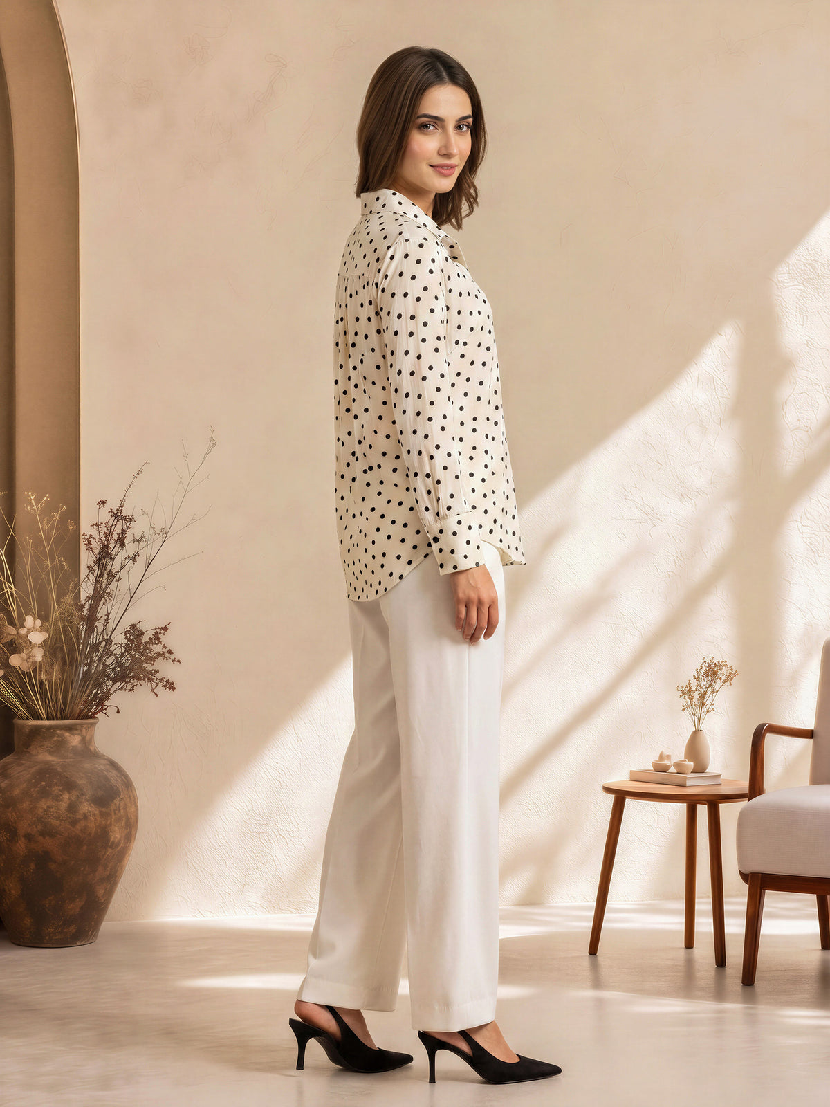 Polka Charm Top