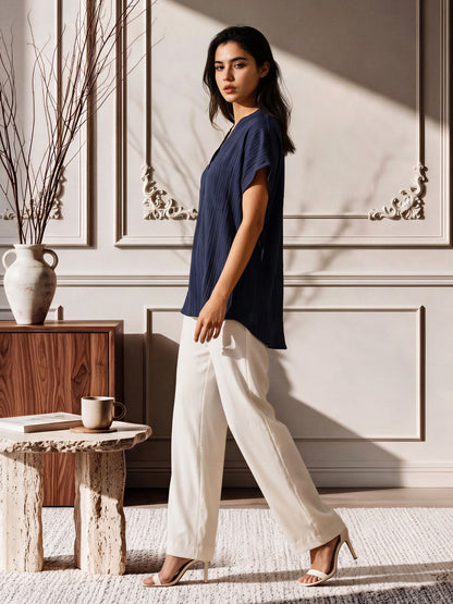 Navy Ease Top