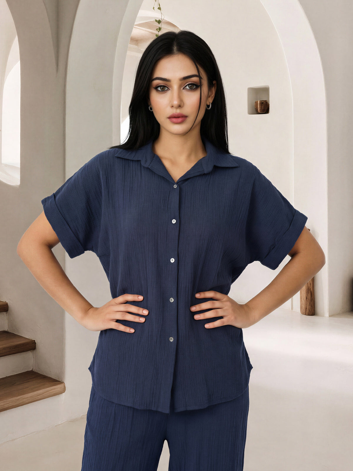 Textured Button Co-ord