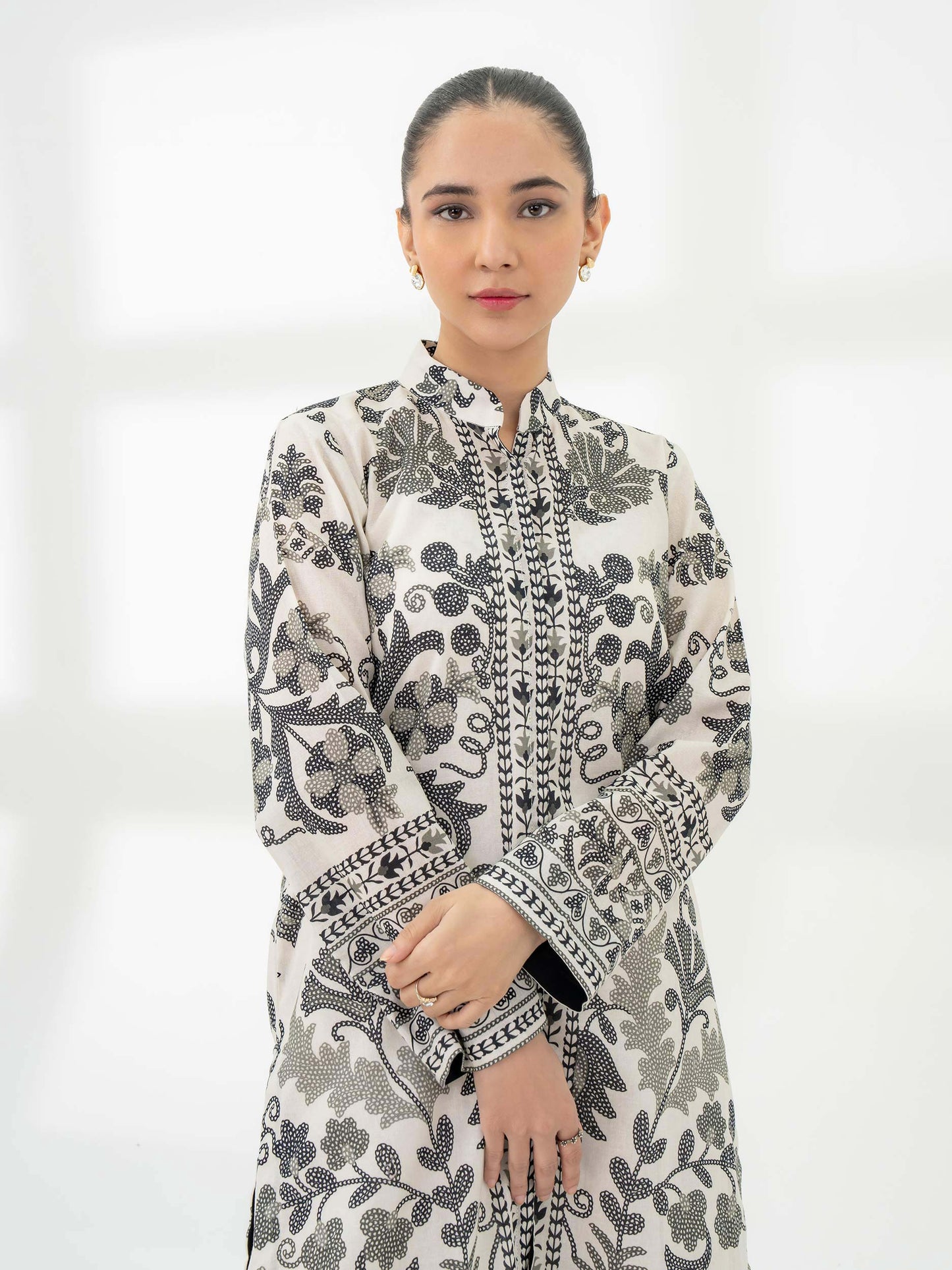 Khaddar Shirt-Printed (Pret)