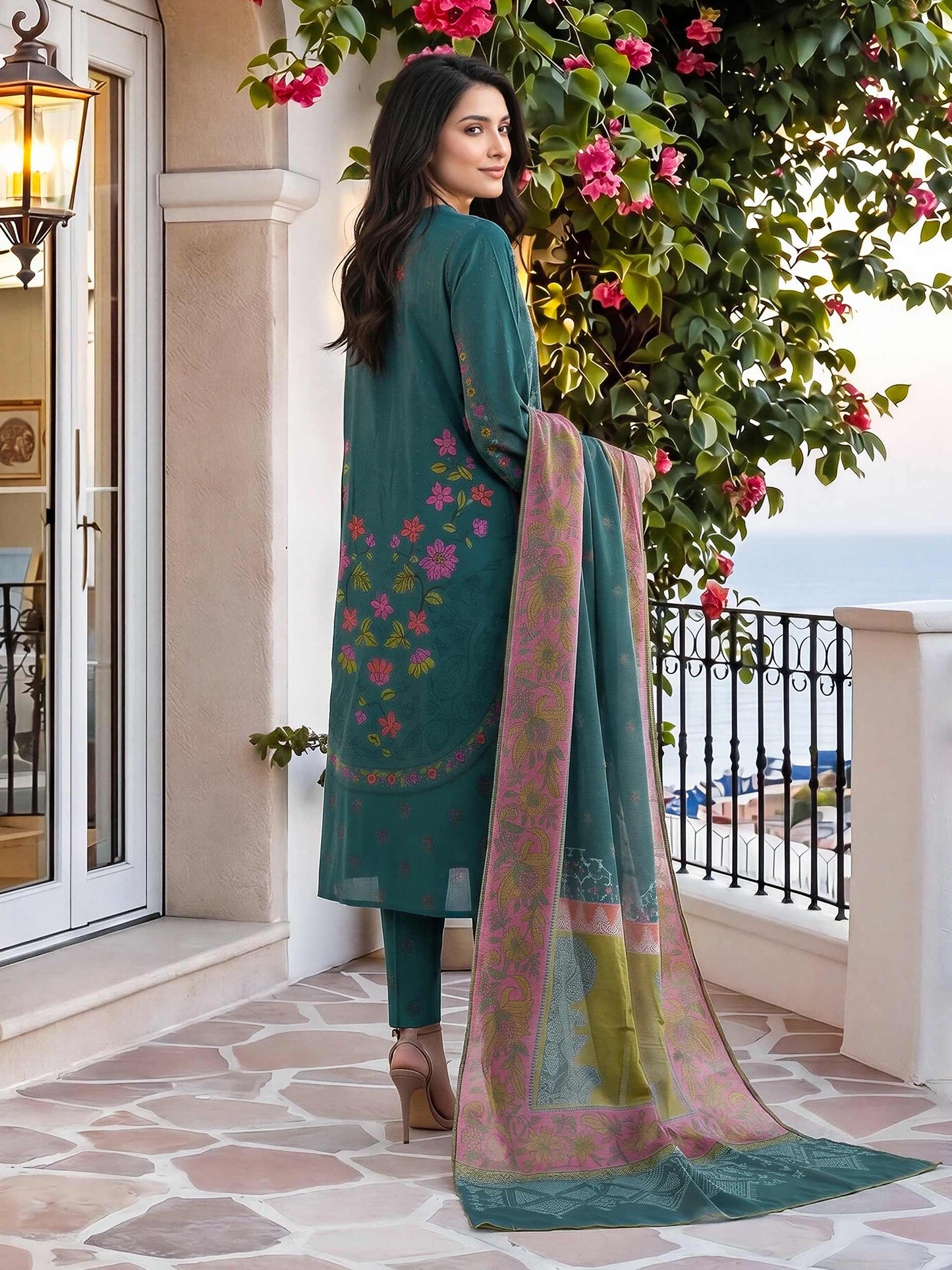 3 Piece Lawn Suit (Unstitched)