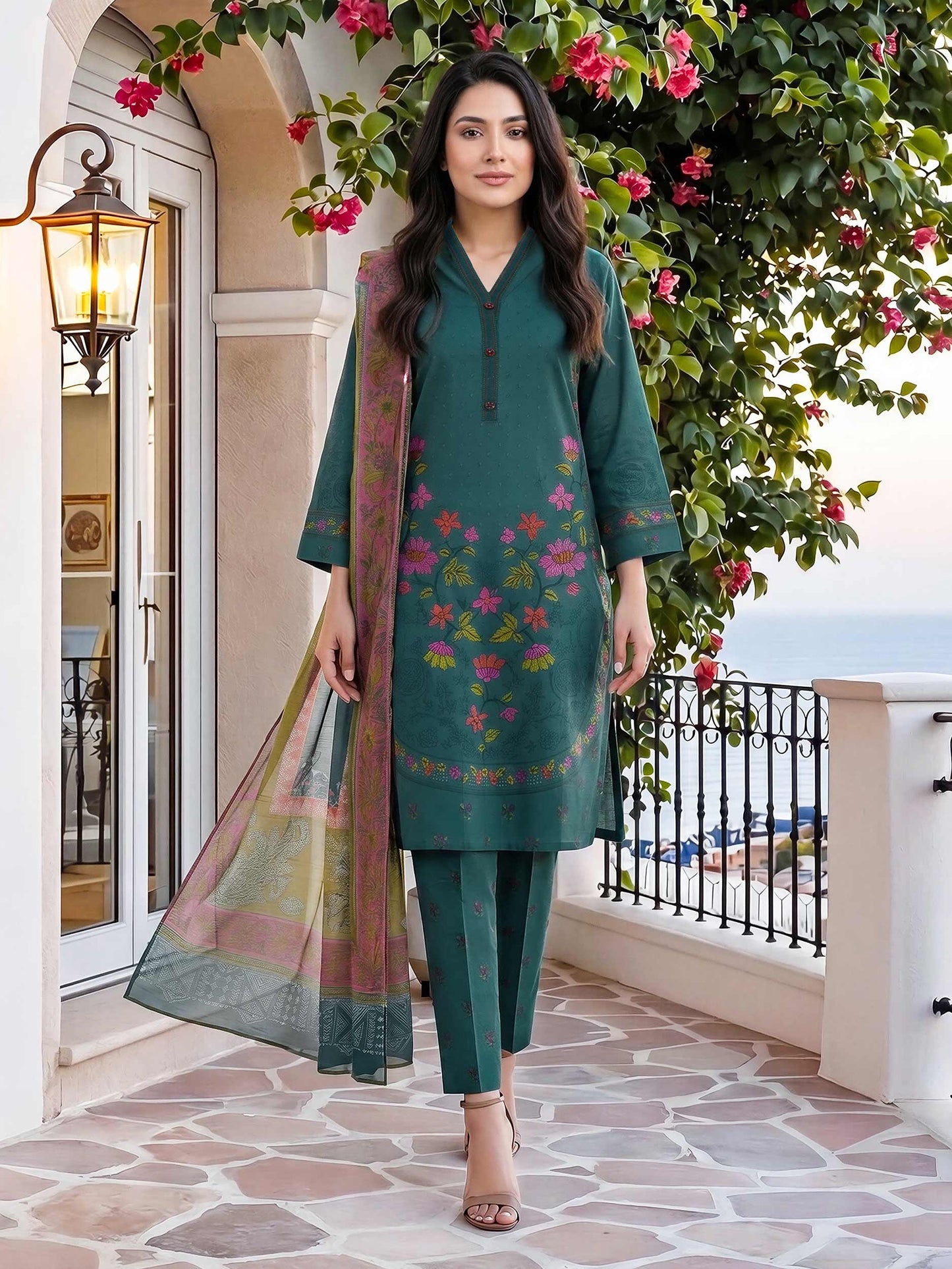 3 Piece Lawn Suit (Unstitched)