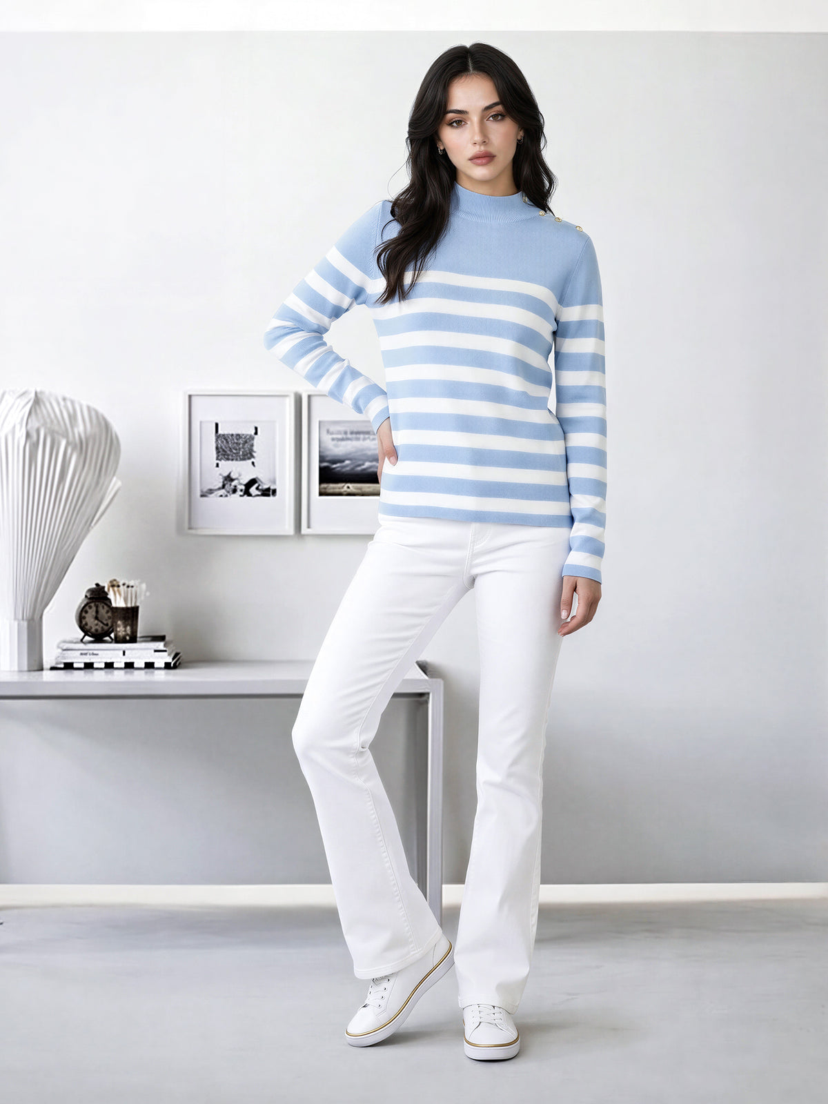 Striped Woolen Sweater