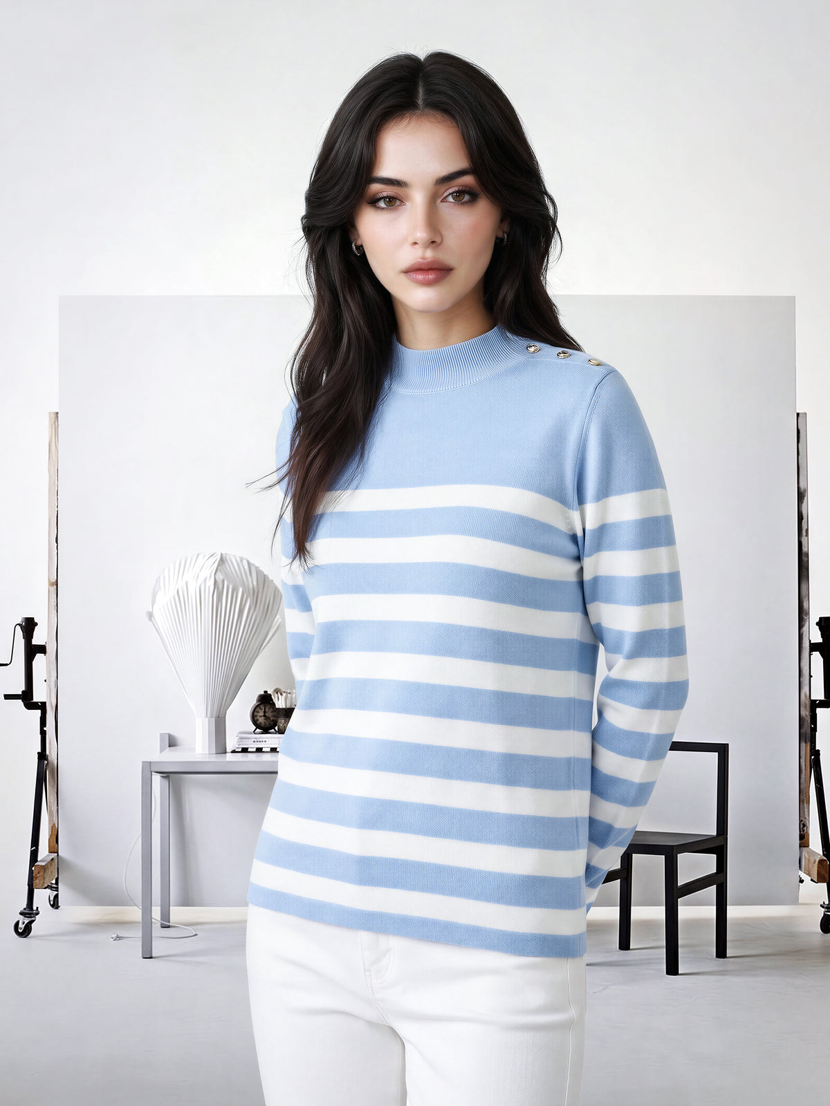 Striped Woolen Sweater