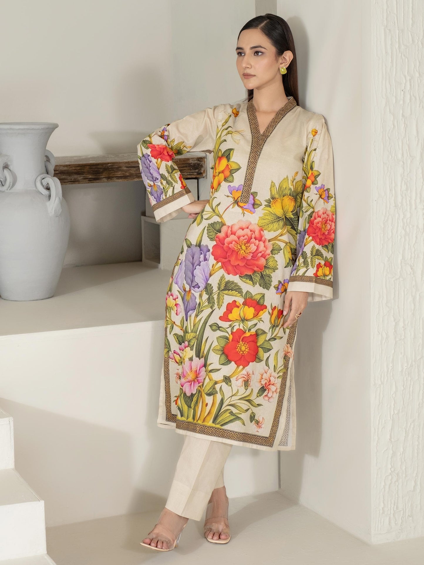 Khaddar Shirt-Printed (Unstitched)