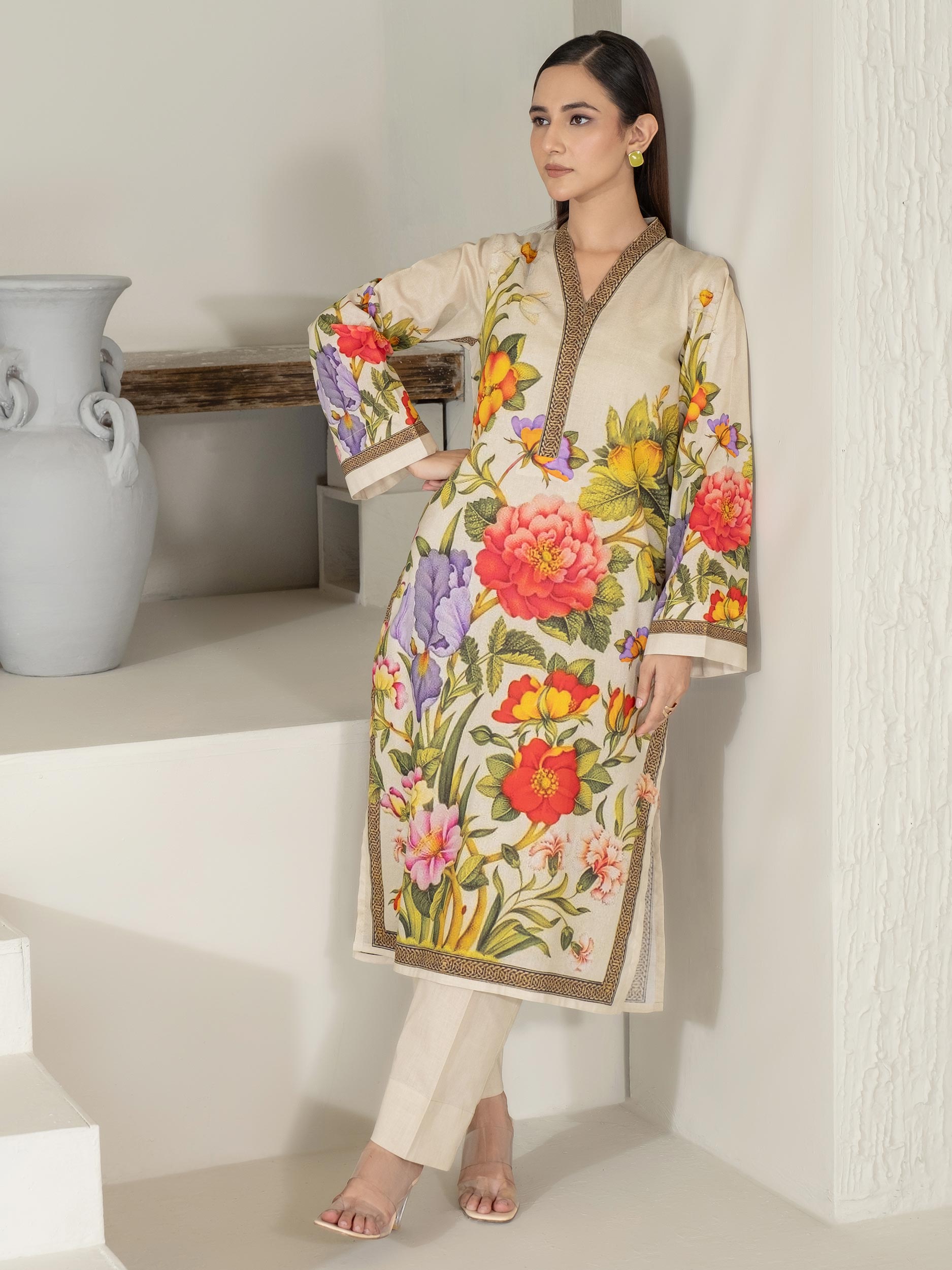 Khaddar Shirt-Printed (Unstitched)