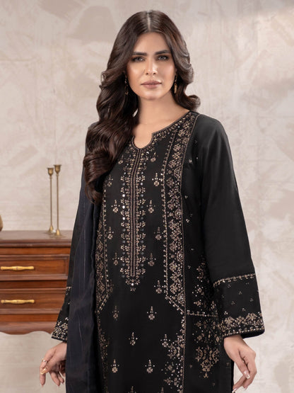 3 Piece Khaddar Suit-Embroidered (Unstitched)