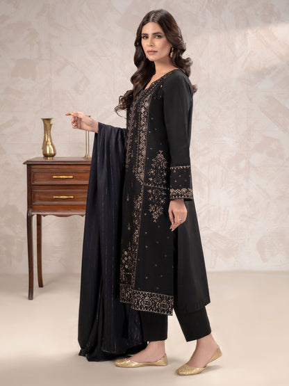 3 Piece Khaddar Suit-Embroidered (Unstitched)