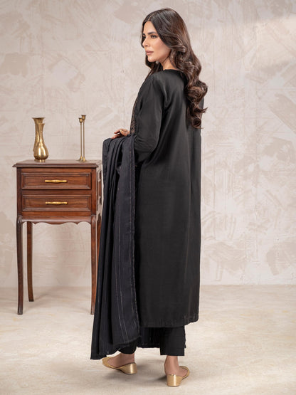 3 Piece Khaddar Suit-Embroidered (Unstitched)