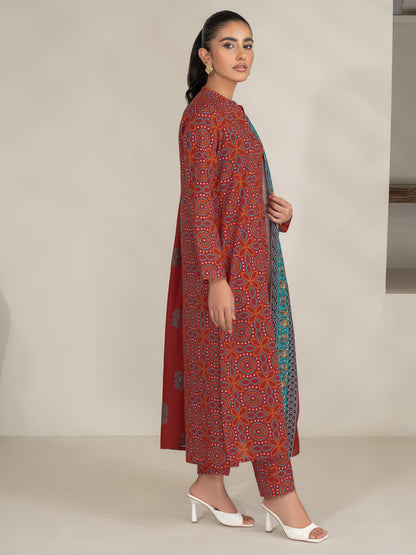 3 Piece Khaddar Suit-Printed (Unstitched)