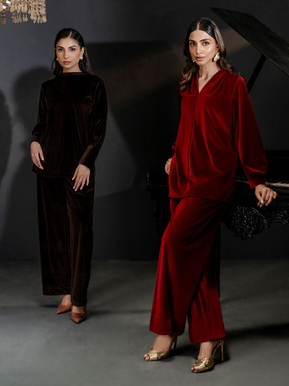 Dyed Velour Co-Ord Set