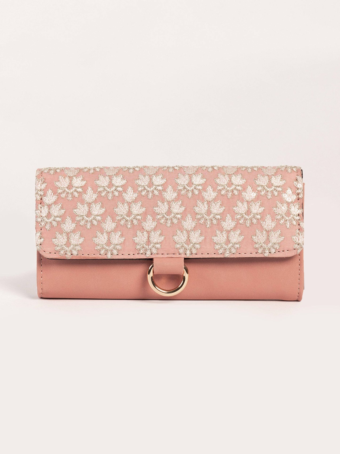 Embroidered Pattern Wallet