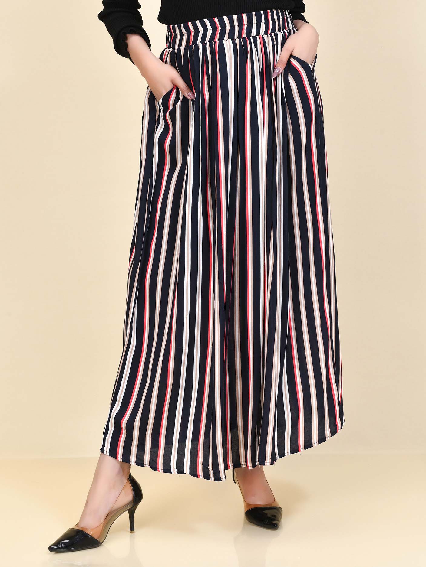 Striped Grip Skirt