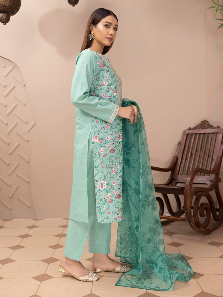Embroidered Lawn 3 Piece Stitched Suit