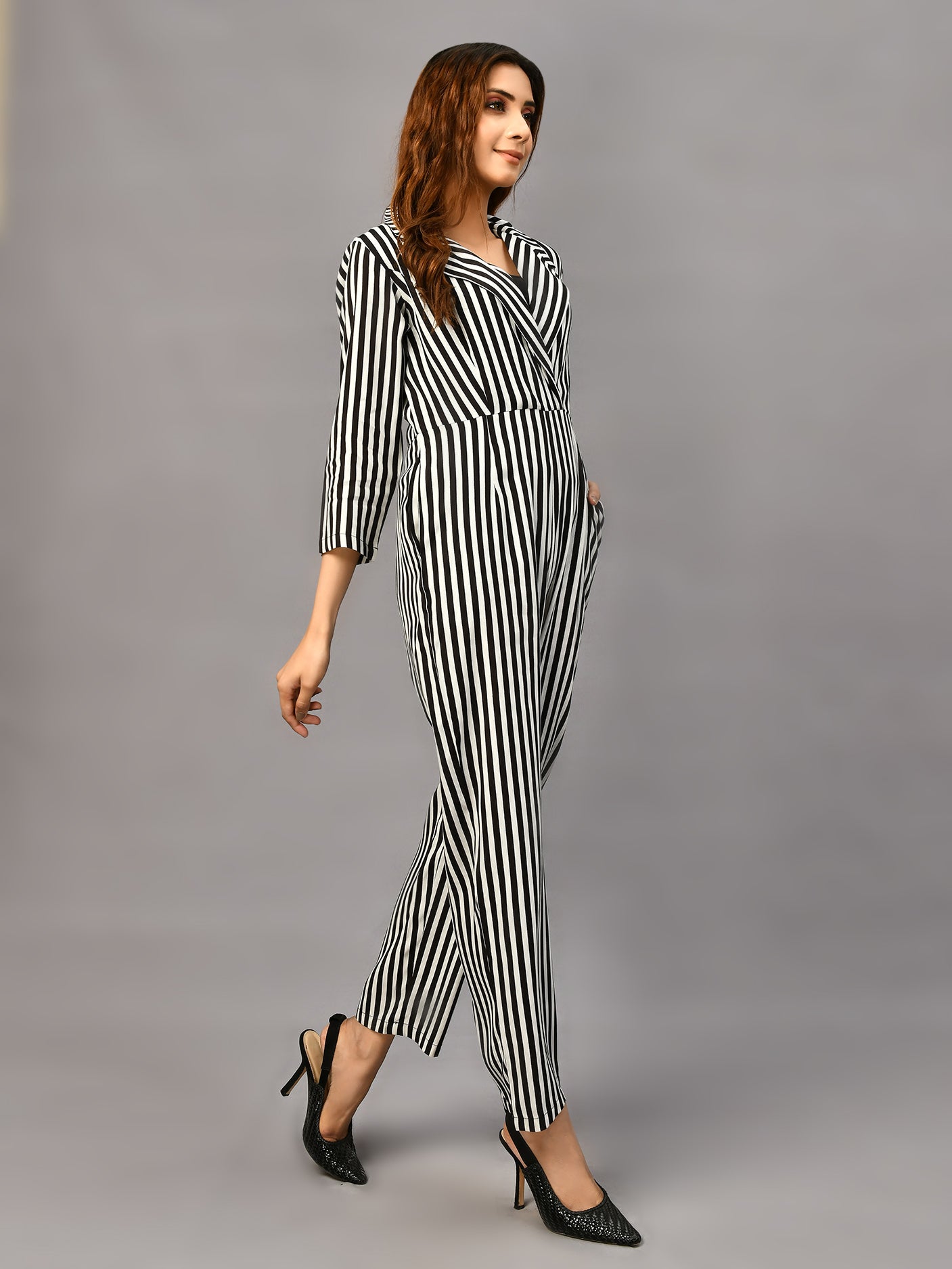 Stripped Jumpsuit