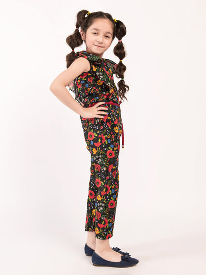 Printed Lawn Jumpsuit