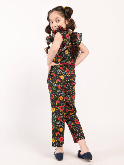 Printed Lawn Jumpsuit