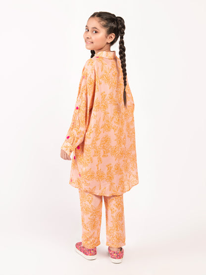 Embroidered Silk Suit
