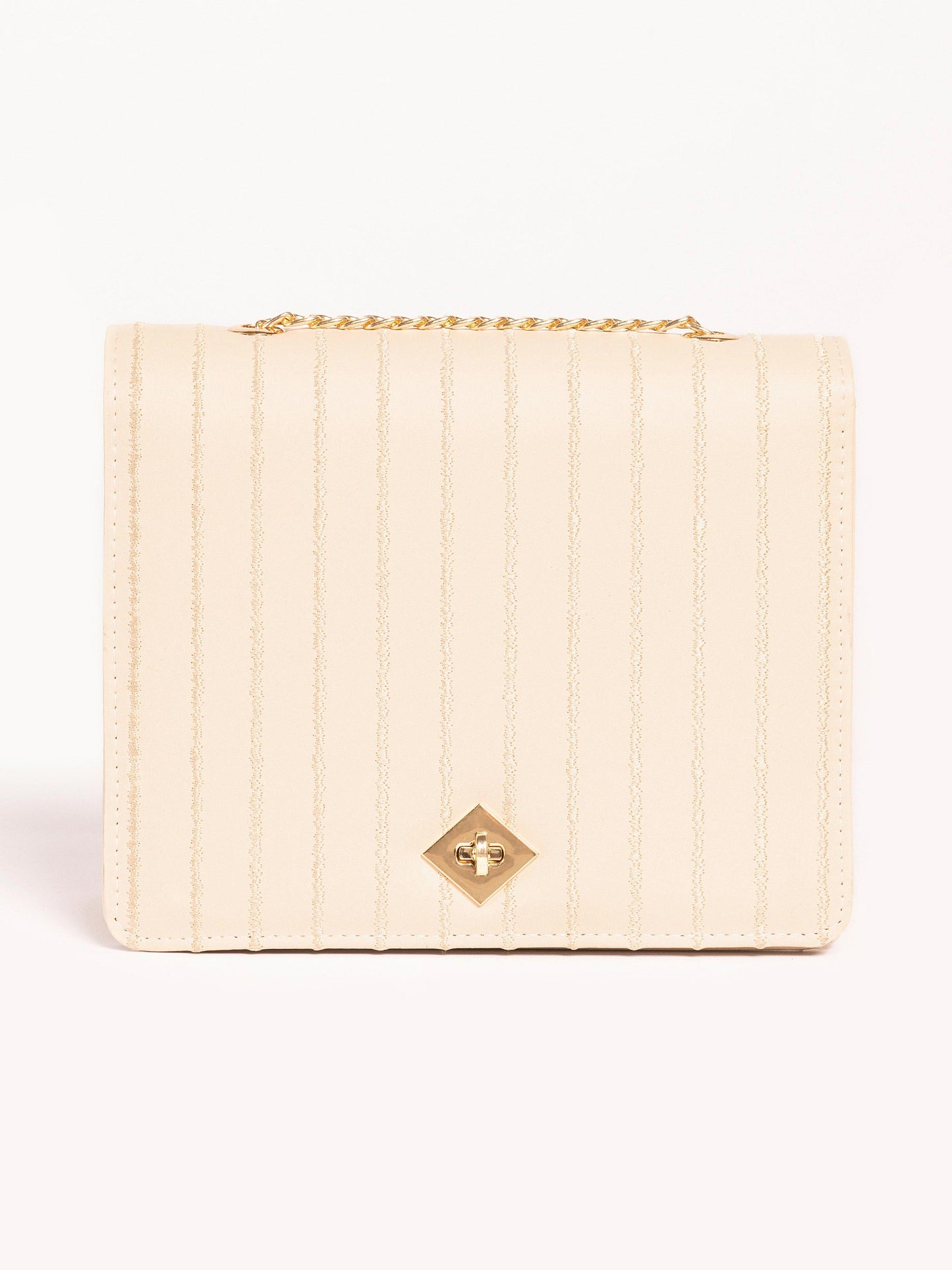 Embroidered Box Style Handbag