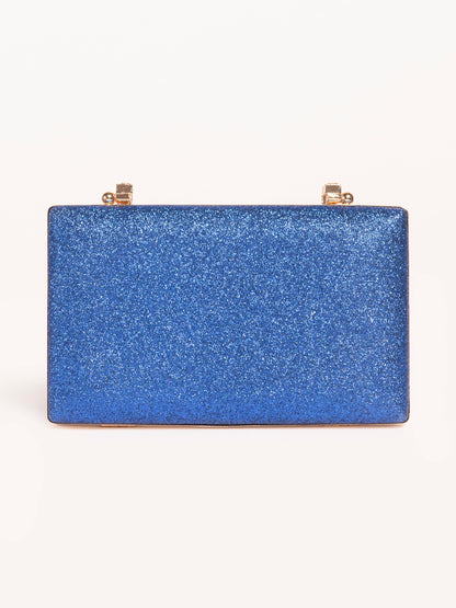 Embellished Metal Clutch