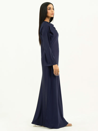 Solid Silk Dress