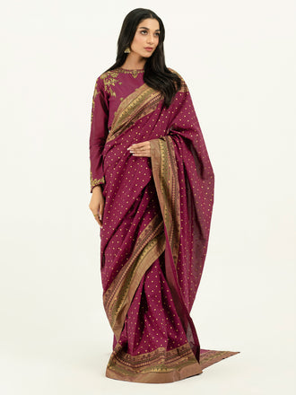 2-piece-lawn-saree-embroidered-(pret)