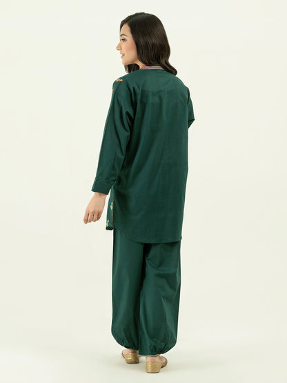 2 Piece Cambric Suit-Embroidered (Pret)