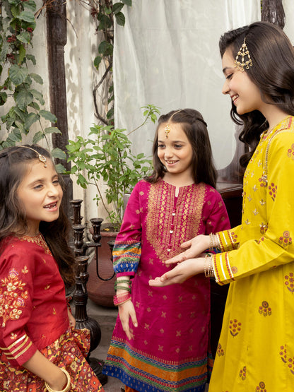 2 Piece Lawn Lehnga-Embroidered (Pret)