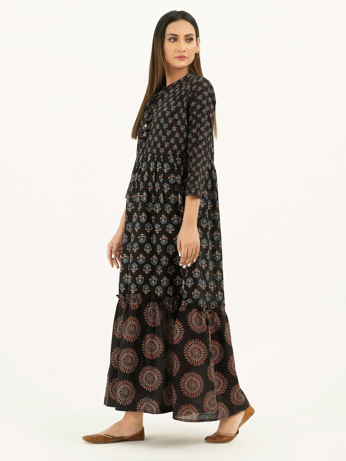 Lawn Gypsy Dress - Printed (Pret)