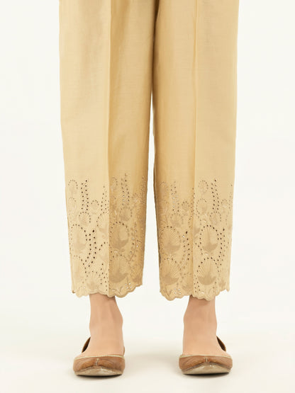 Satin Trousers- Embroidered (Pret)