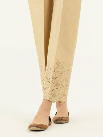 Satin Trousers- Embroidered (Pret)