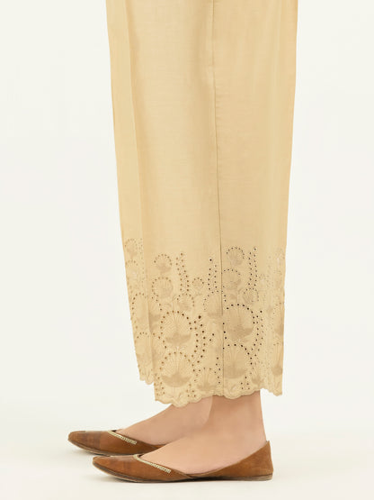 Satin Trousers- Embroidered (Pret)