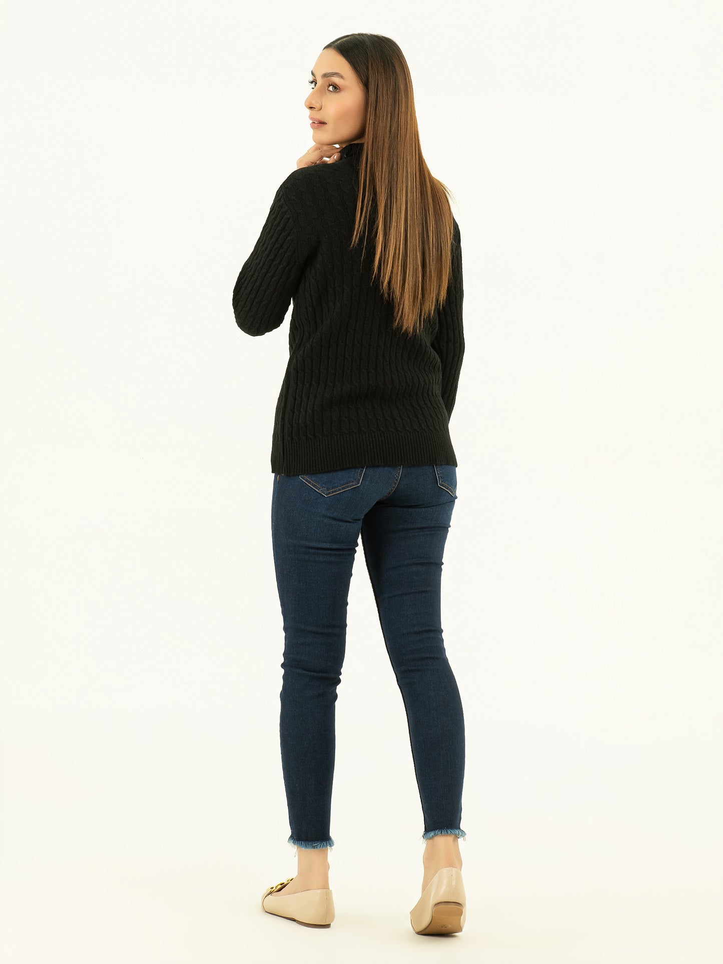 Classic High Neck Sweater