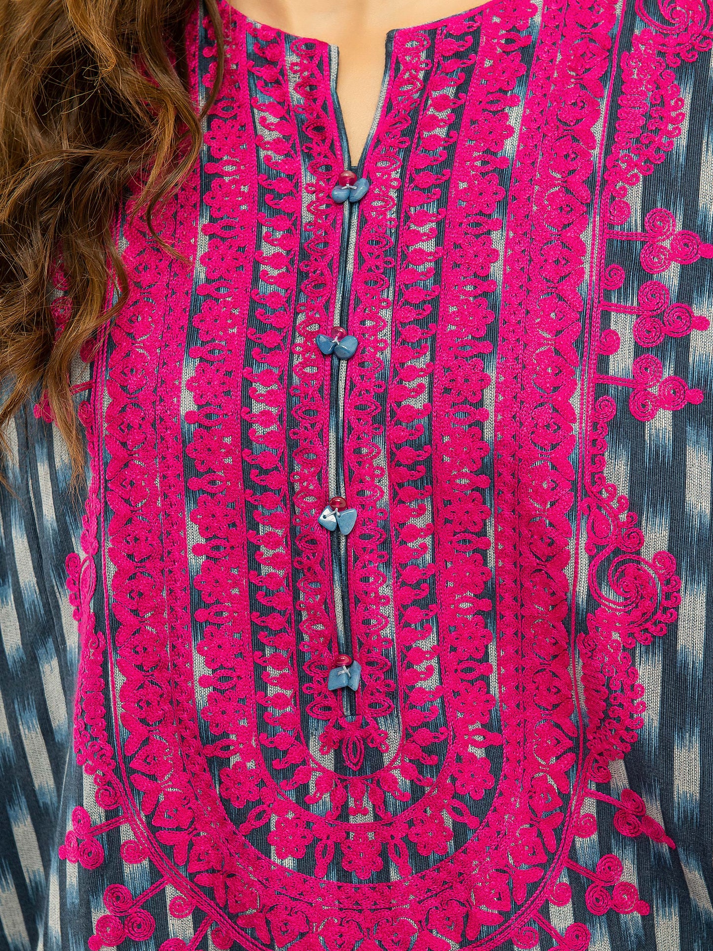 Khaddar Shirt-Embroidered (Pret)