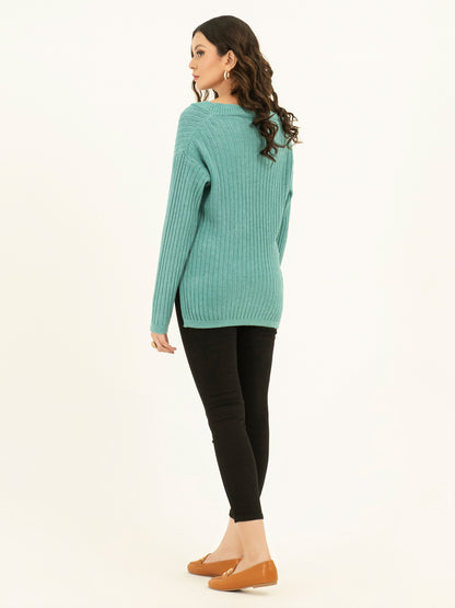 Ribbed Knit Sweater