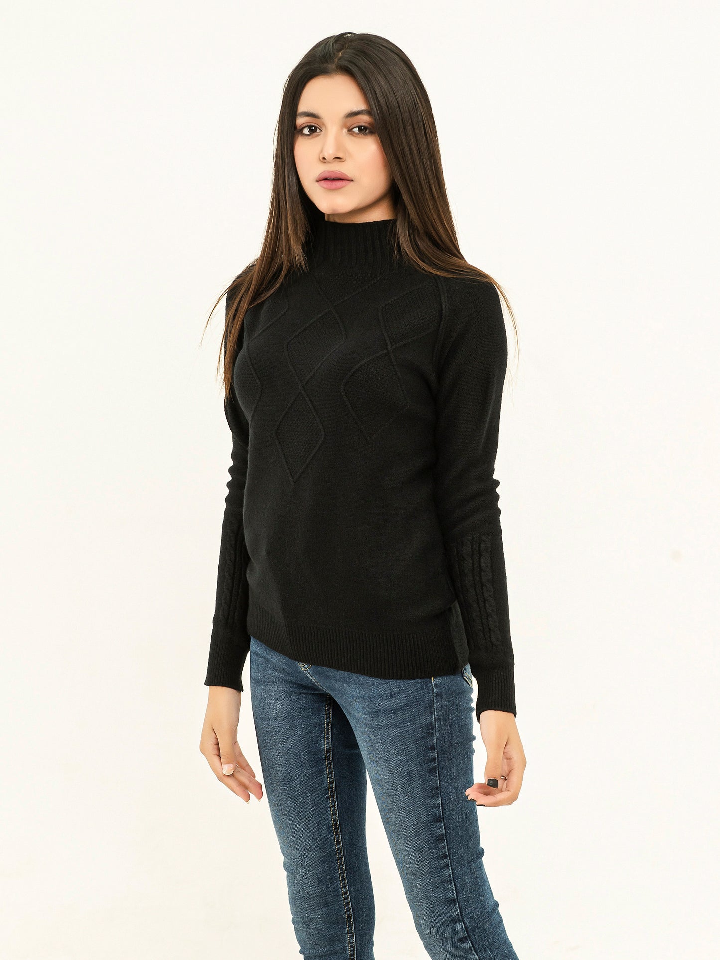 High Neck Sweater