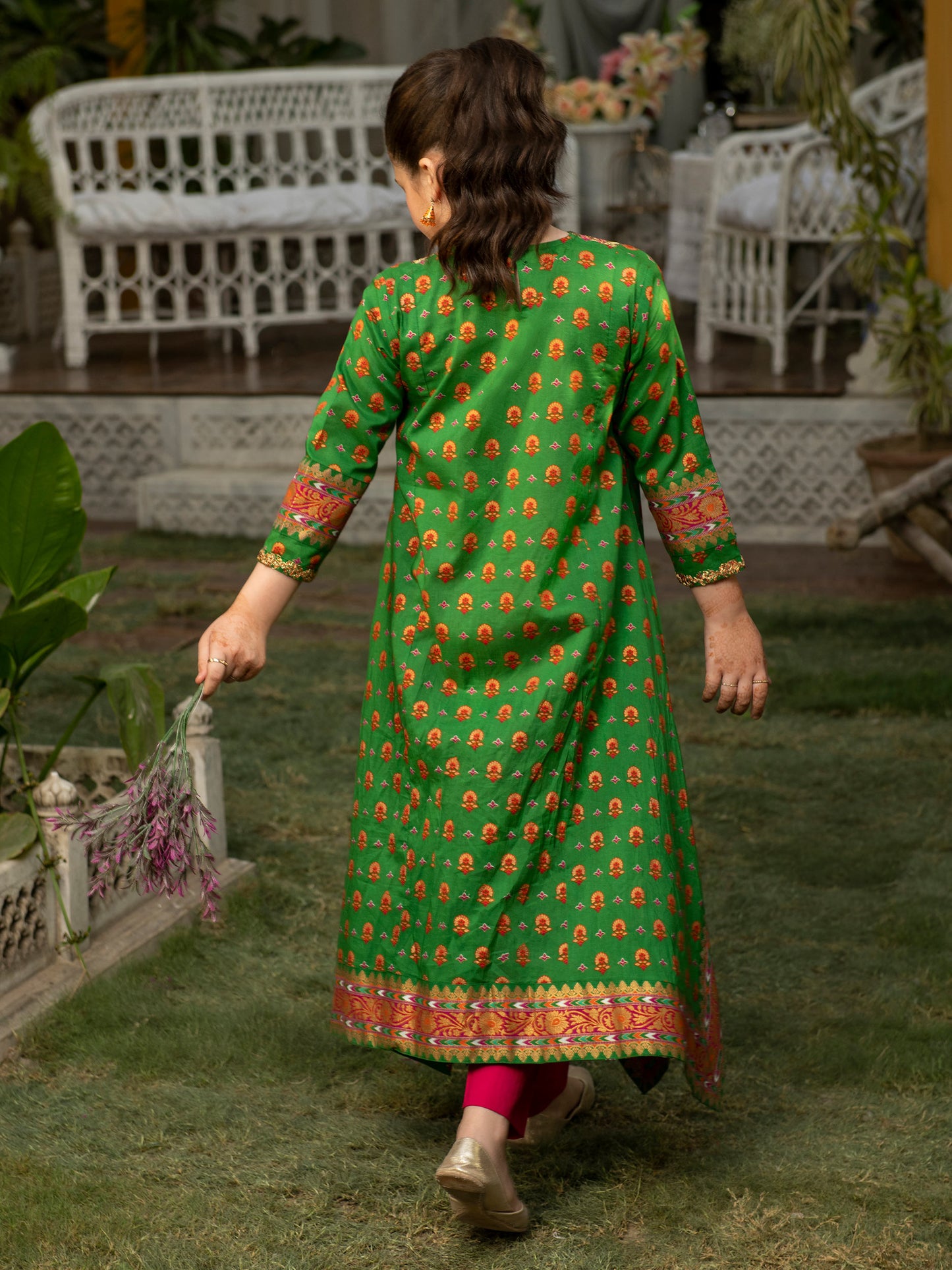 Embroidered Lawn Frock