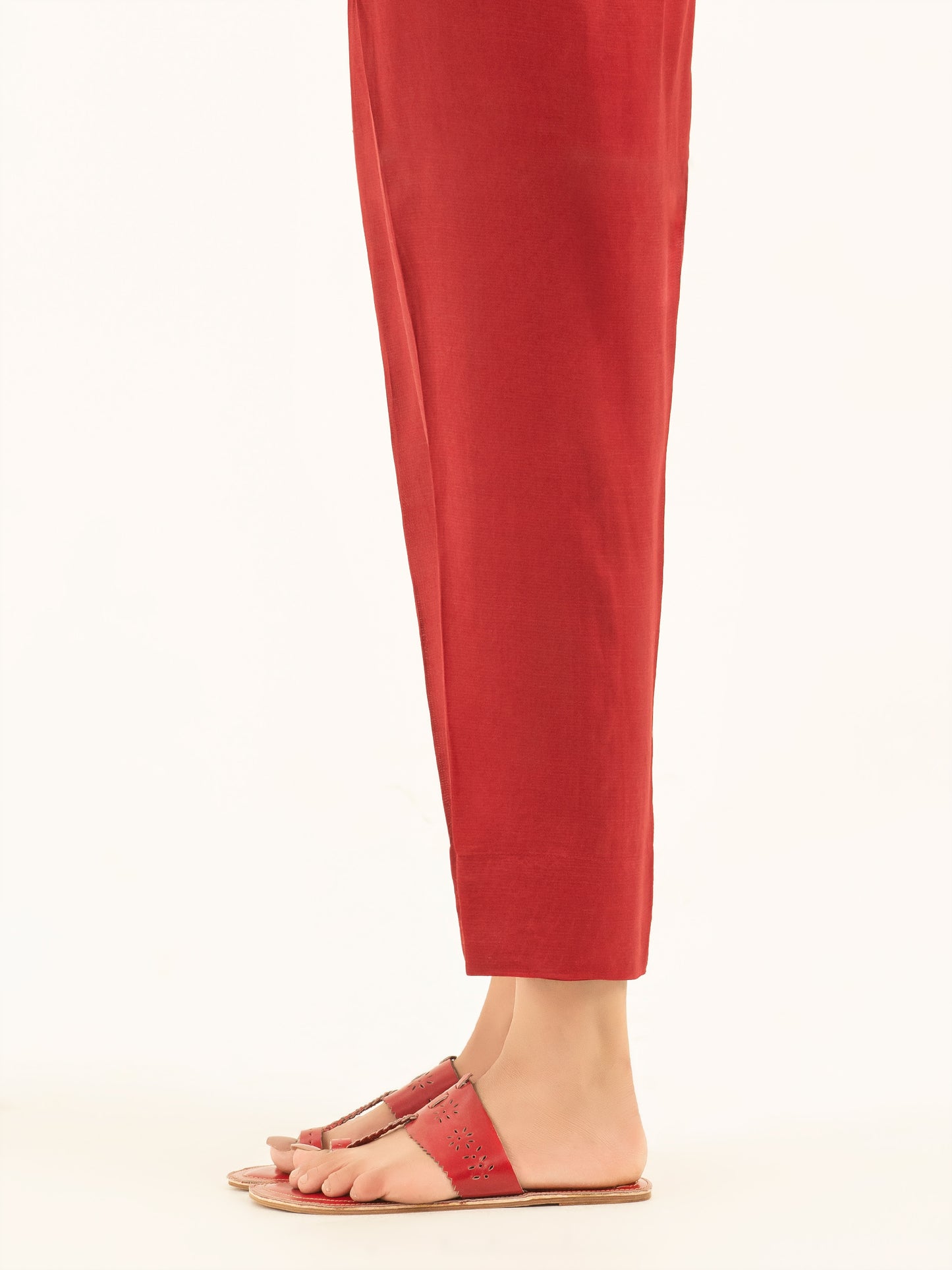 Dyed Silk Trousers