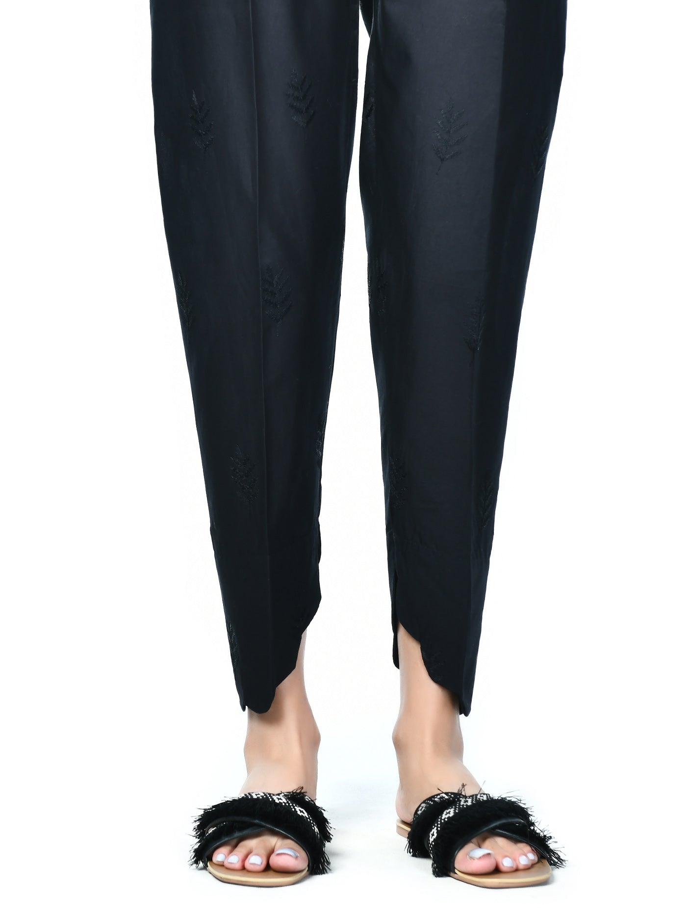 Embroidered Cambric Trouser