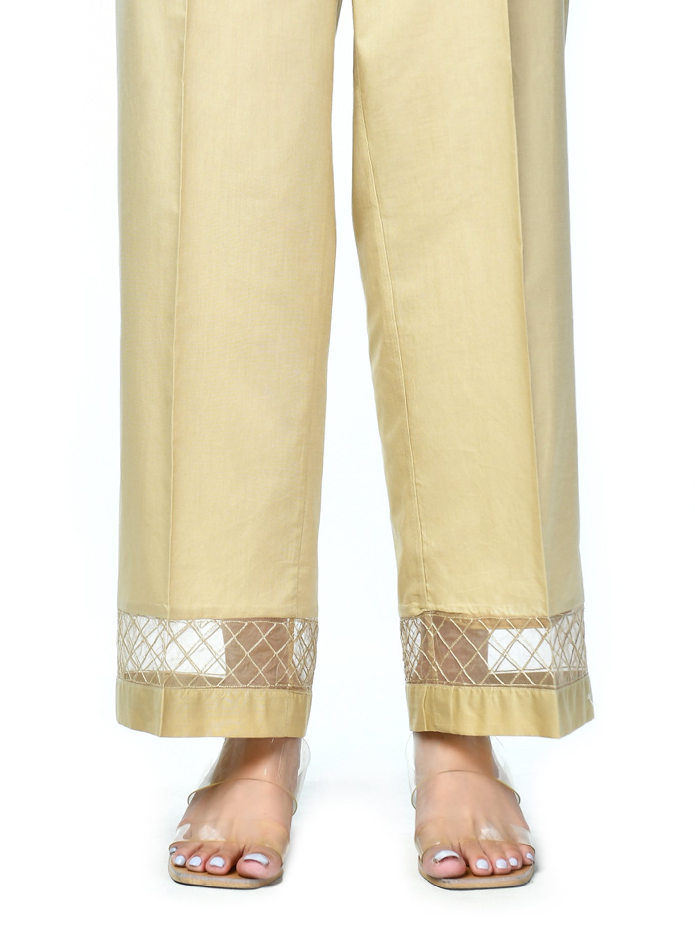 Embroidered Cambric Trouser