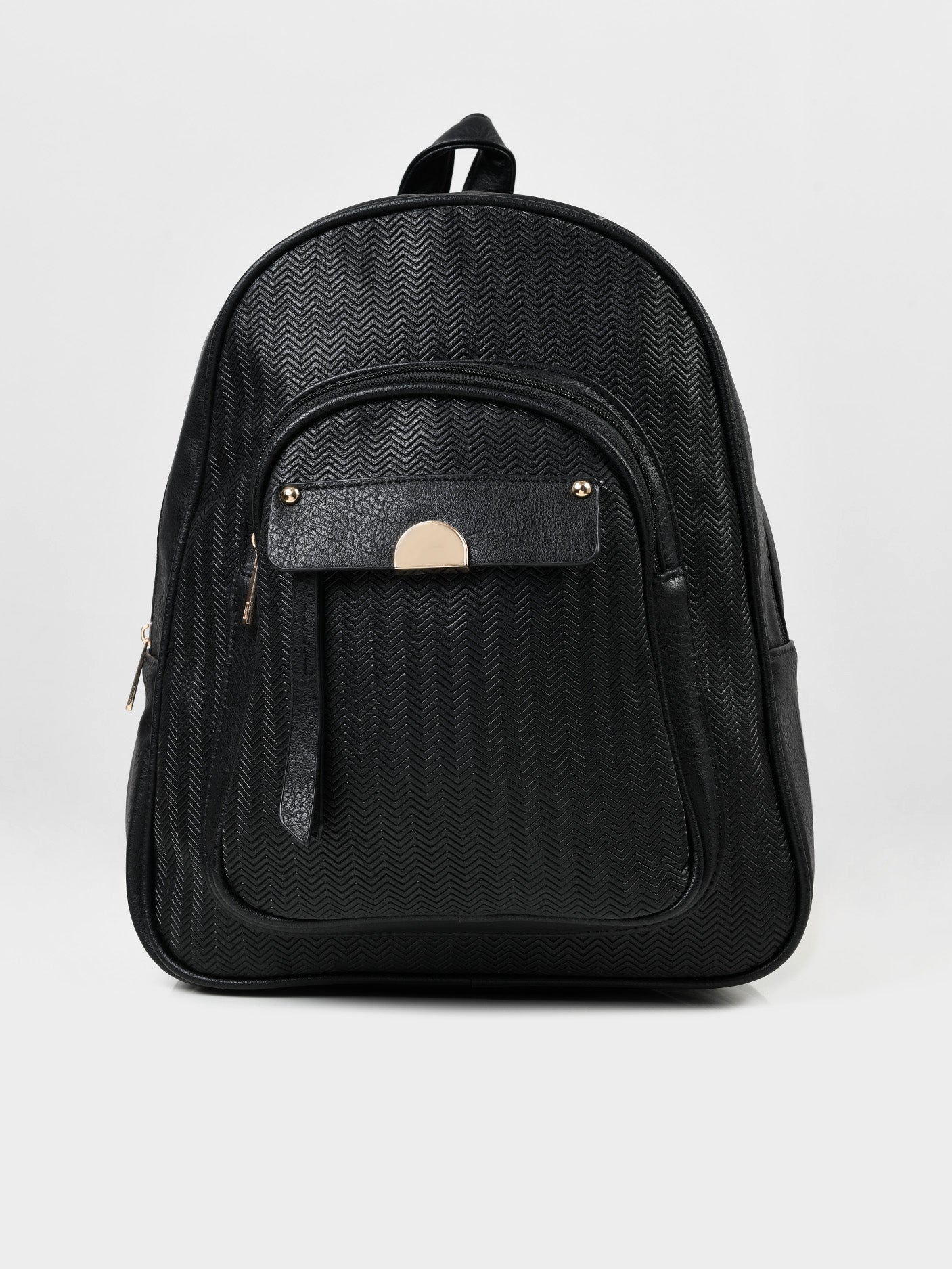 Zigzag Patterned Backpack