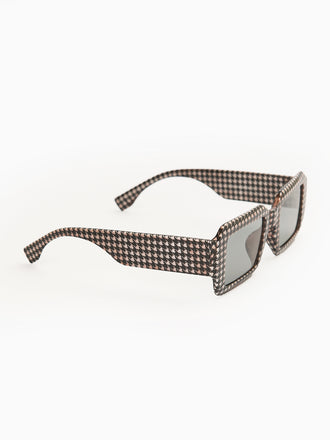 Geometric Print Sunglasses